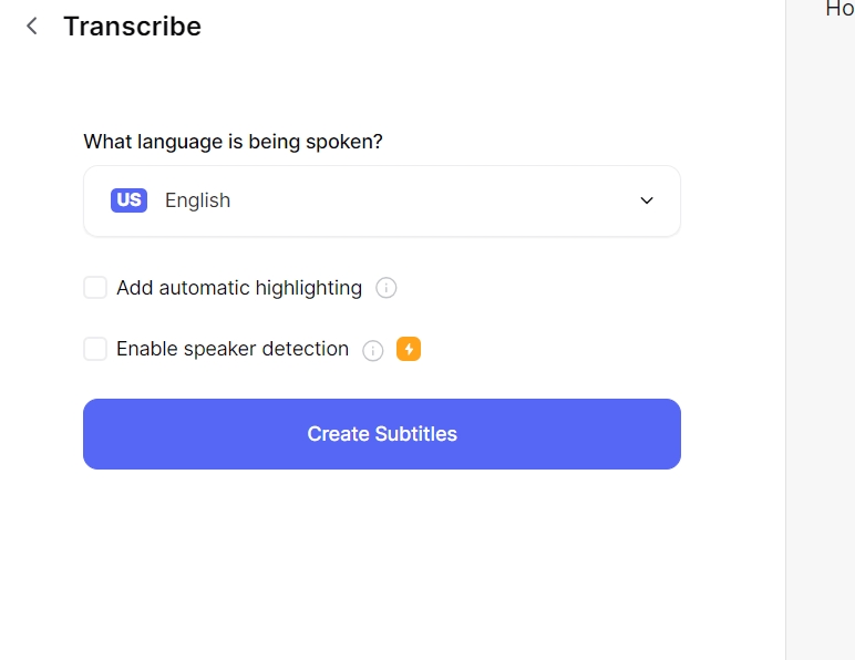 guía de video de veed para subtítulos en inglés 4