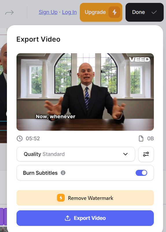 guía de video de veed para subtítulos en inglés 6