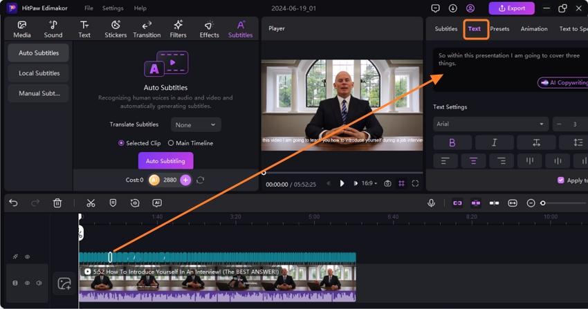 hitpaw edimakor video to english subtitles guide 5