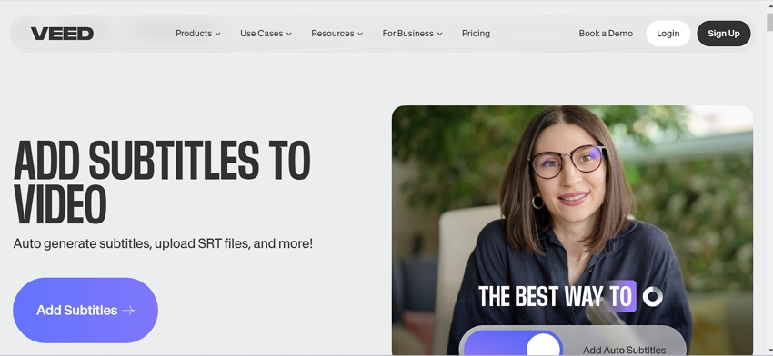 guía de video de veed para subtítulos en inglés 1