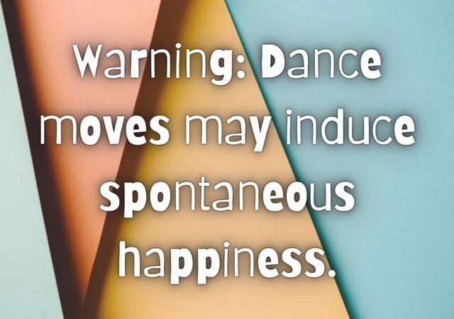 happiness in dancing dance video