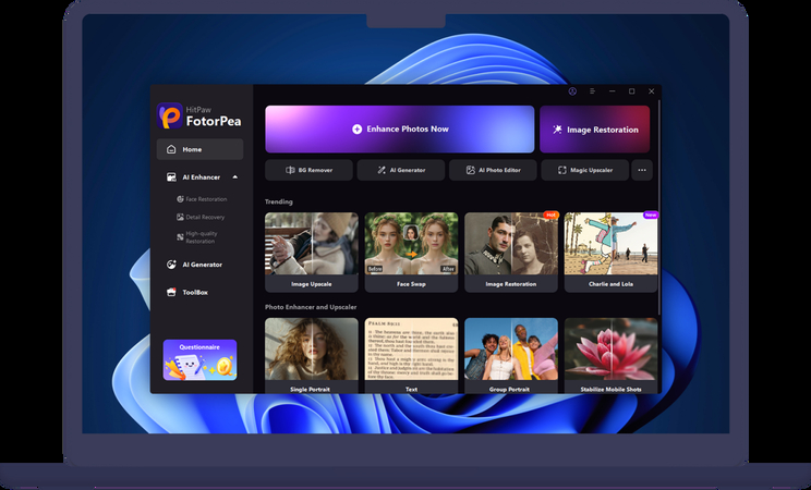 use hitpaw fotorpea to create thanksgiving wallpapers