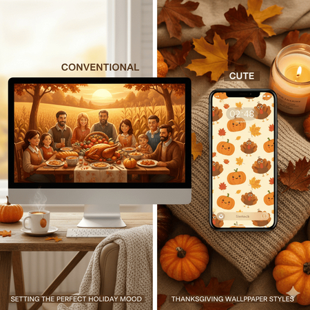 set mood for holidays with your wallpapers