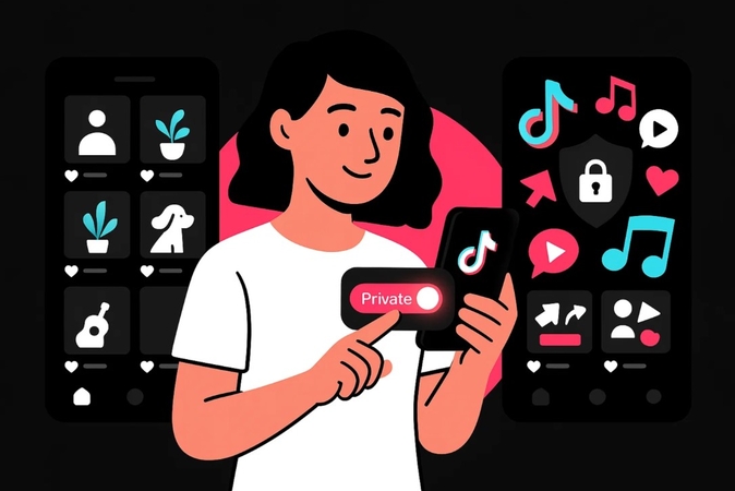 private account tiktok creators