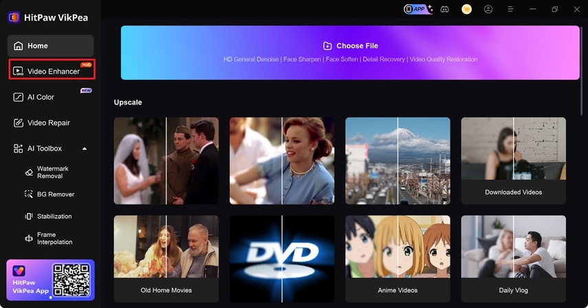 access vikpea video enhancer tool
