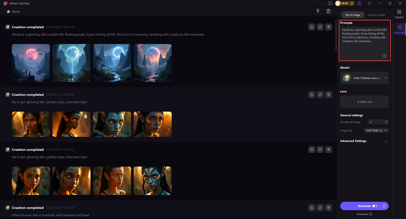 decide model and insert prompt   