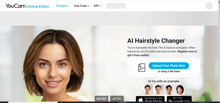 ai change hairstyle