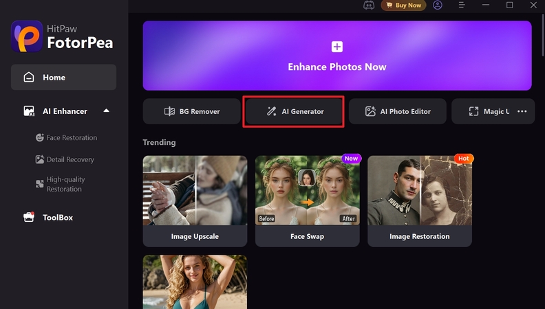 launch fotorpea for ai generator