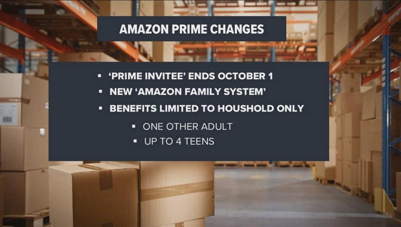 amazon prime is ending free shipping sharing invitee