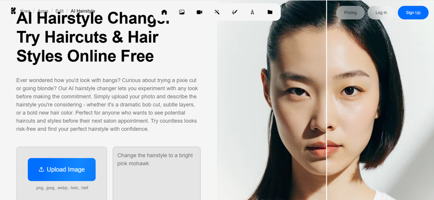 change hairstyle ai