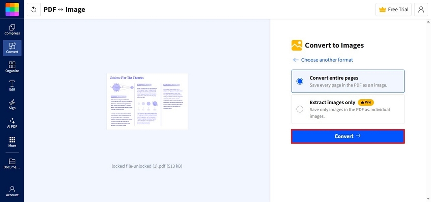 PDF 이미지 변환 Smallpdf