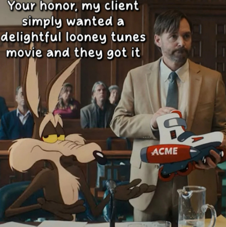 coyote acme courtroom meme