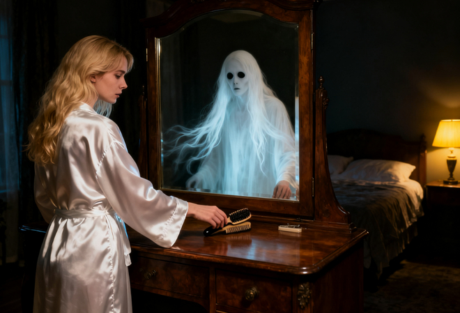 ghost in the mirror