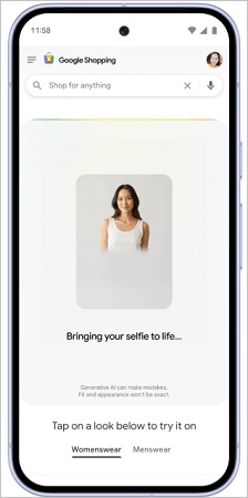 google gemini ai try on