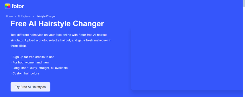 hairstyle changer ai