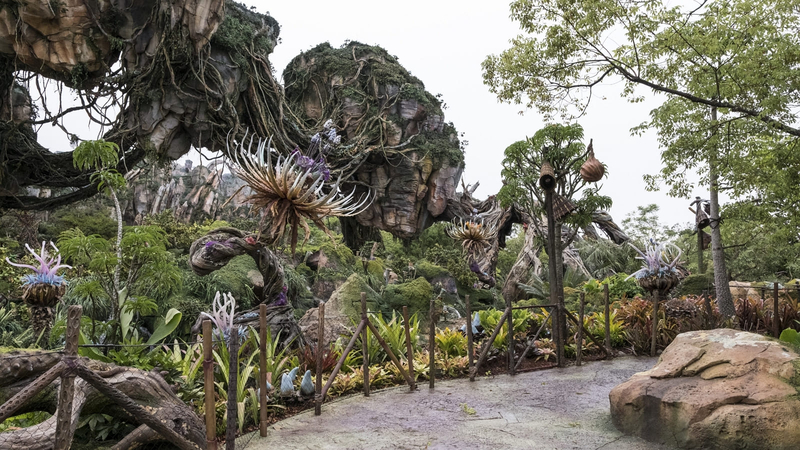 localização do parque temático pandora avatar
