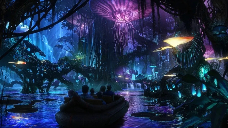 jornada no rio na'vi no parque pandora