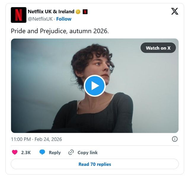 pride prejudice release date