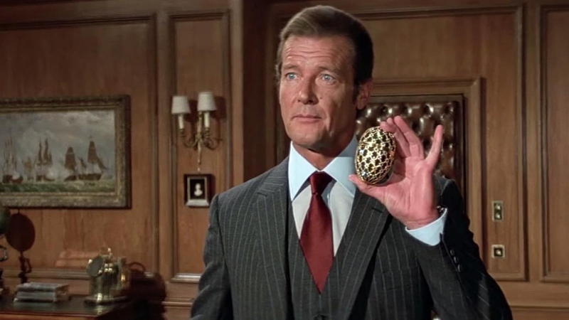 roger moore's bond witty, playful, and gadget-focused