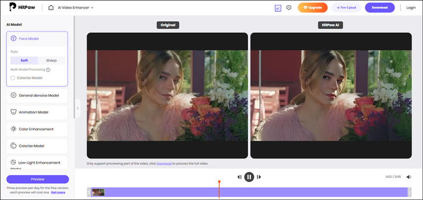 HitPaw Online Video Enhancer