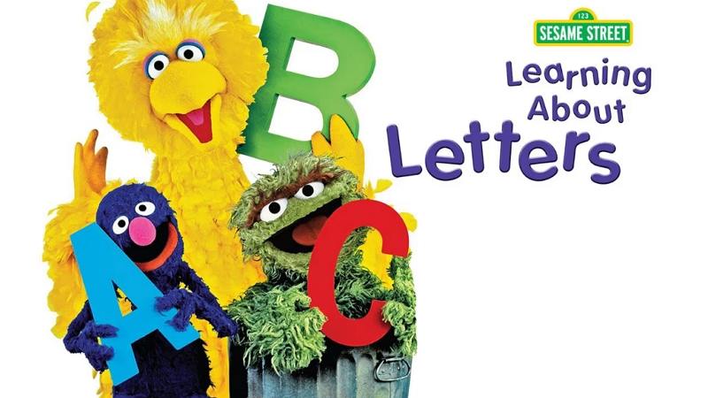 sesame street learning about letters