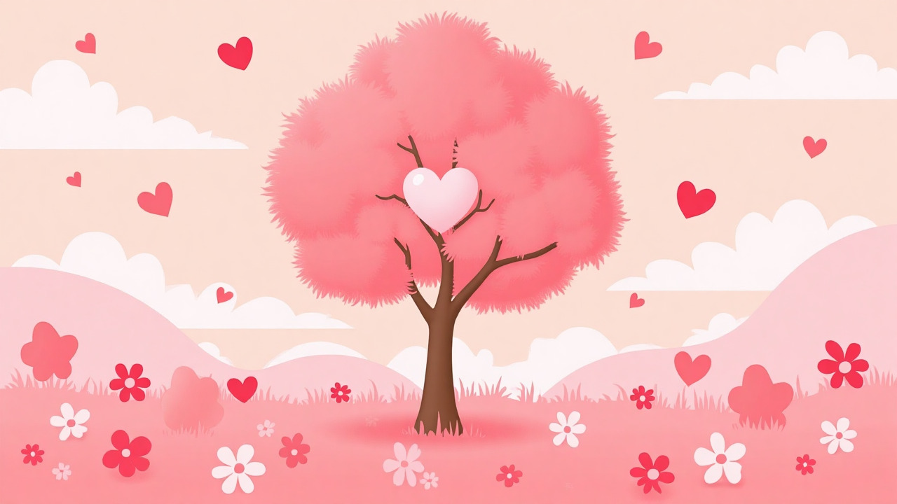 cute and playful valentine love wallpaper for pc