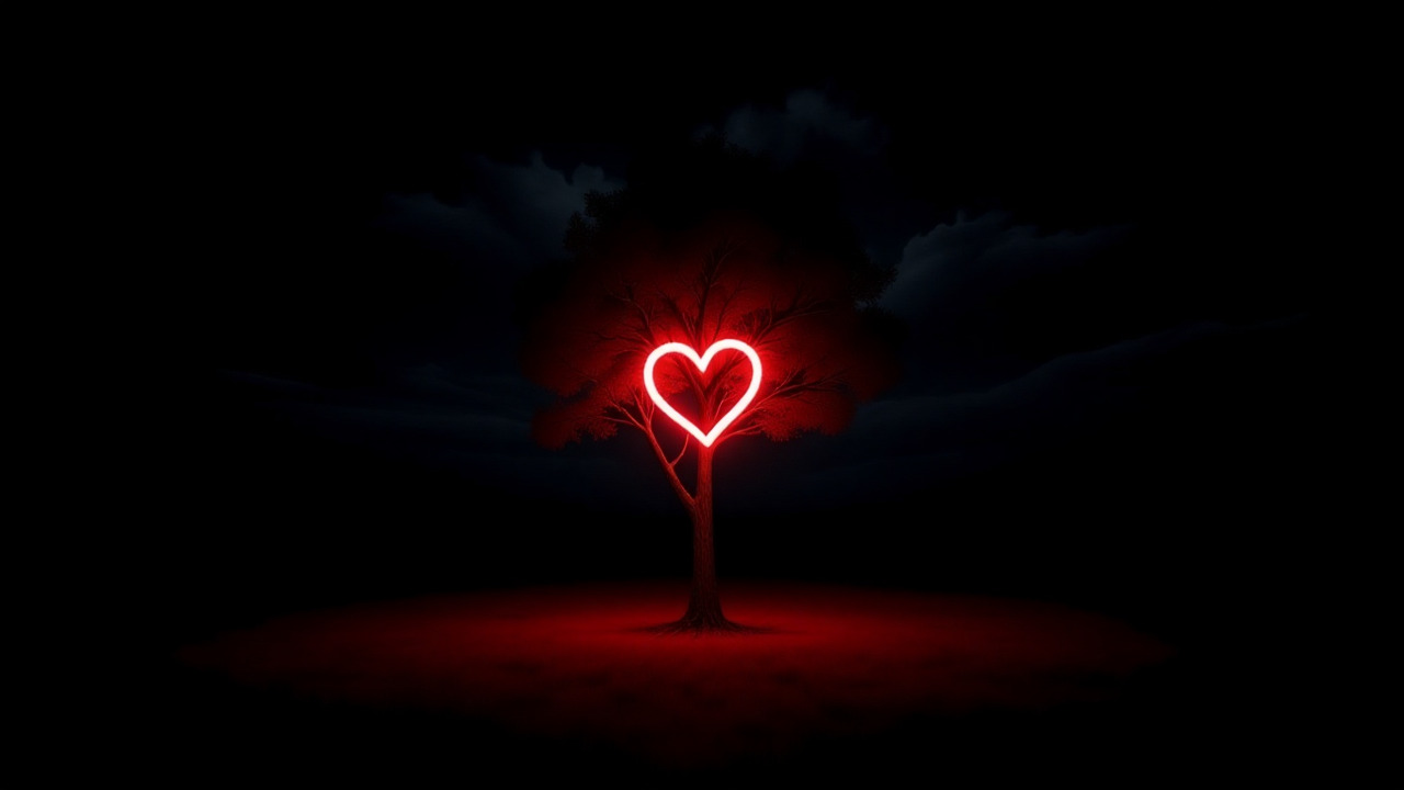 sophisticated dark romance aesthetic valentine desktop