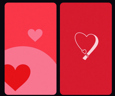 matching couple wallpaper for two iphones valentines day theme