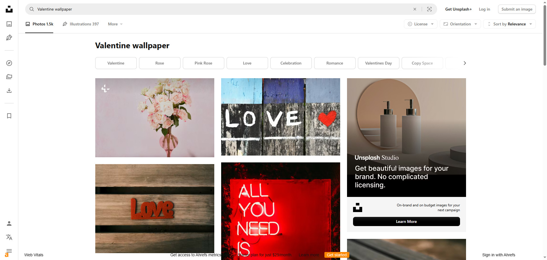 high-resolution valentines photography on unsplash