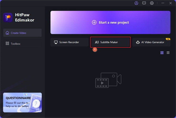 HitPaw Edimakor auto captions premiere pro