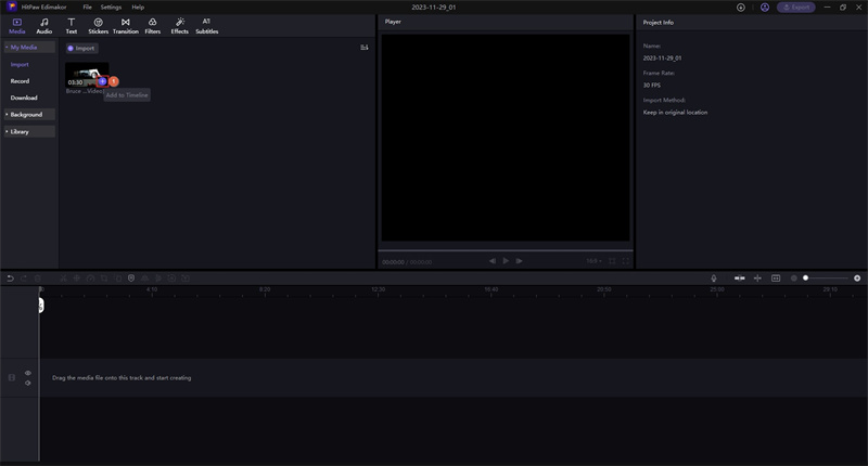 HitPaw Edimakor premiere auto captions