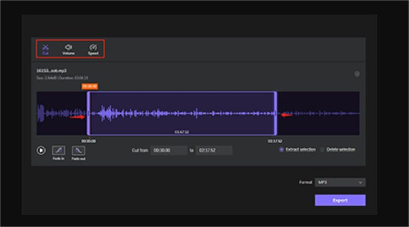 オンラインMP3カッター