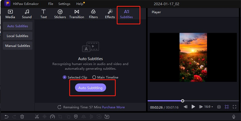 automatically add subtitles to youtube video
