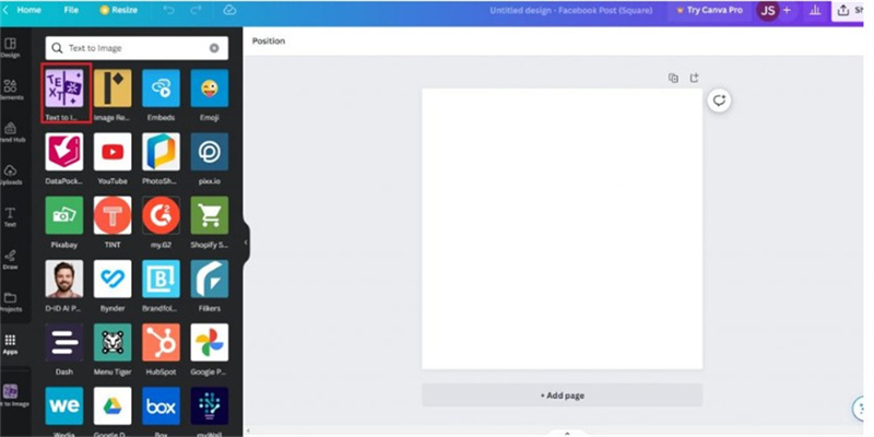 cómo poner texto alrededor de una imagen en canva