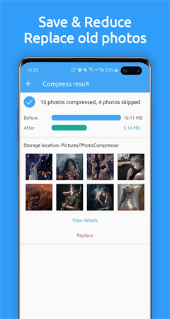 substitua as fotos antigas