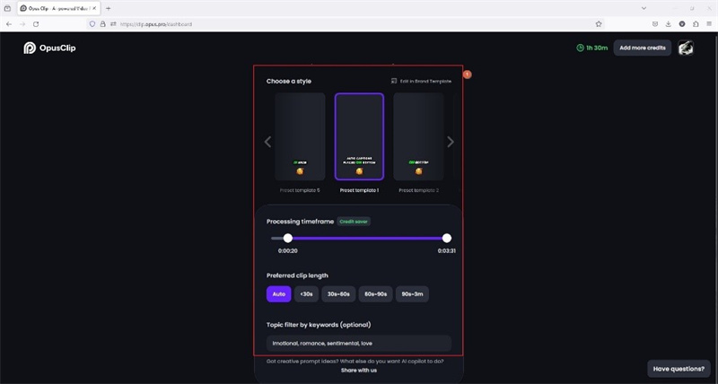 Opus Clip opus clips