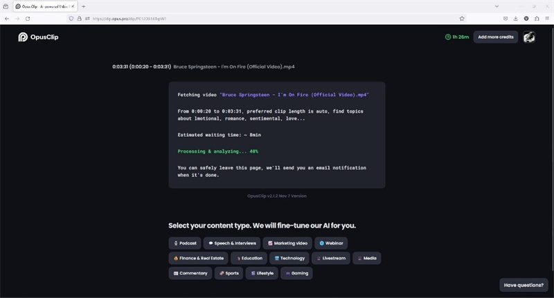 Opus Clip opus clips ai