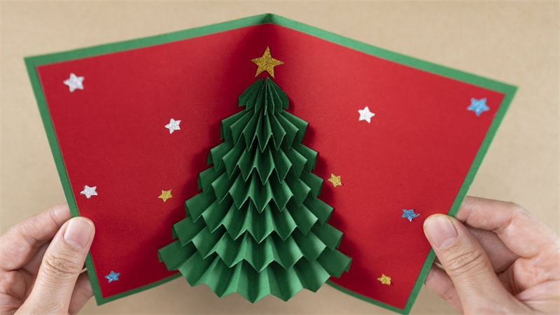 how-to-make-folded-paper-christmas-decorations-birch-and-button