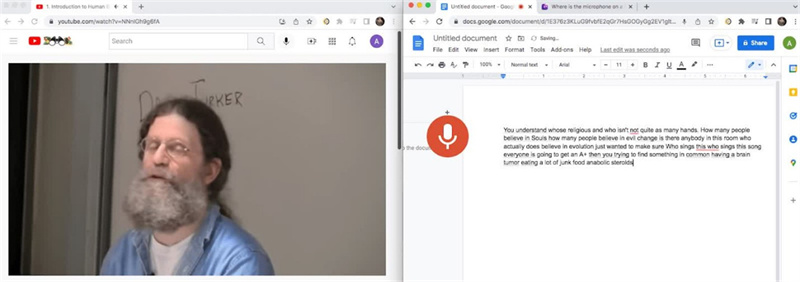 comment transcrire des vidéos YouTube