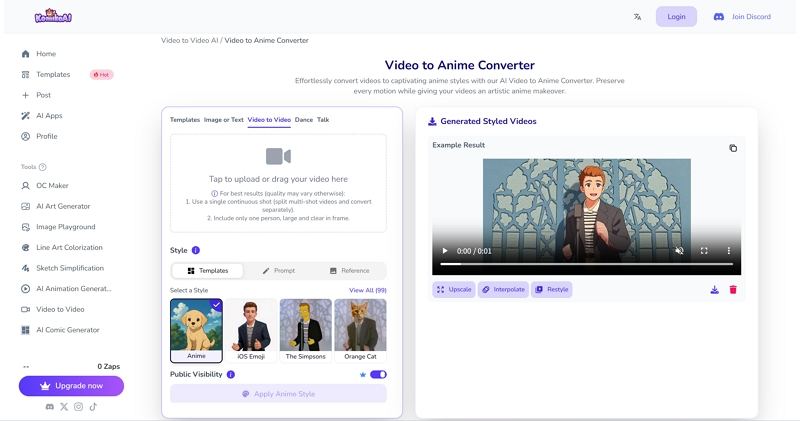 komiko video to anime