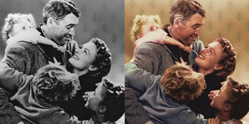 colorize it's a wonderful life movie
