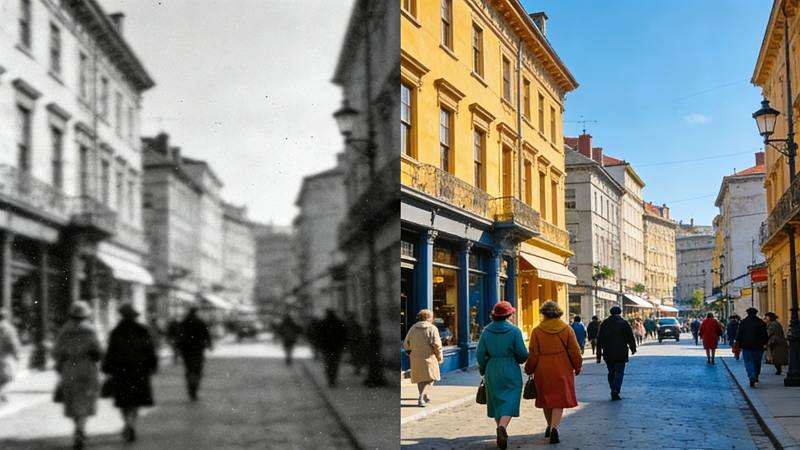 fix old footage looks blurry after colorization