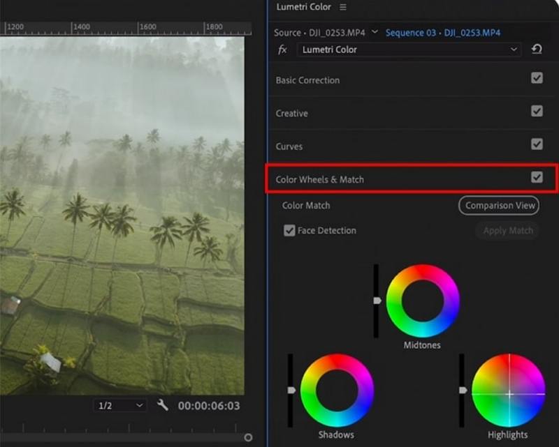 premiere farbräder und anpassfunktion