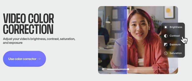 veed video color correction