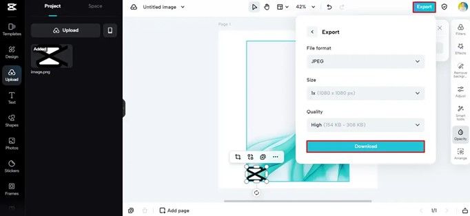 Wie füge ich ein Logo zu einem Foto in CapCut hinzu?
