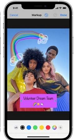 comment créer un filigrane sur iPhone avec l'application Photos