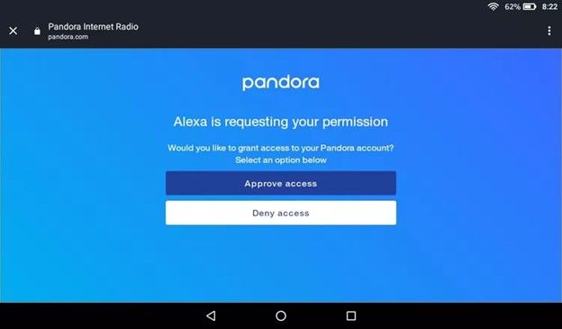 alexa에서 pandora 재생