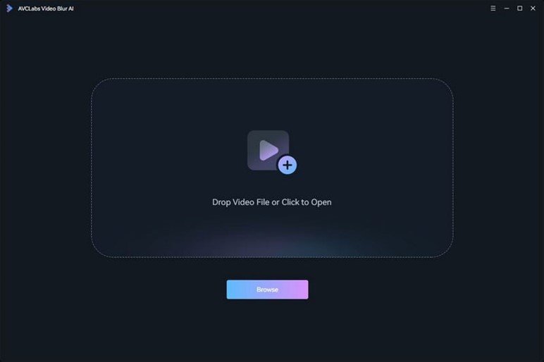 avclabs video blur ai interface