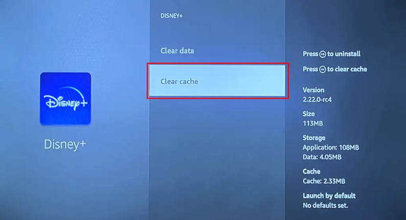 캐시를 지우면 Amazon Fire TV에서 작동하지 않는 디즈니 플러스 문제 해결하기