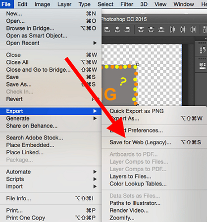 usar o photoshop para converter avif em gif